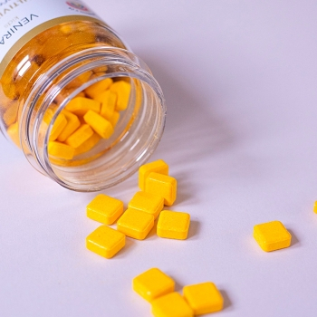 VENIRA Kids multivitamín pre deti pomaranč 120 cmúľacích tabliet