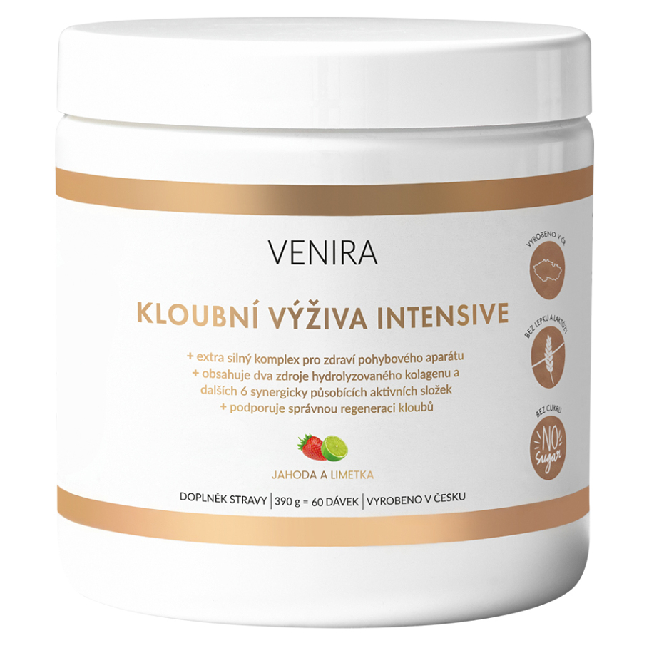 Venira Kĺbová výživa Intensive kĺbová výživa príchuť Strawberry-Lime 390 g