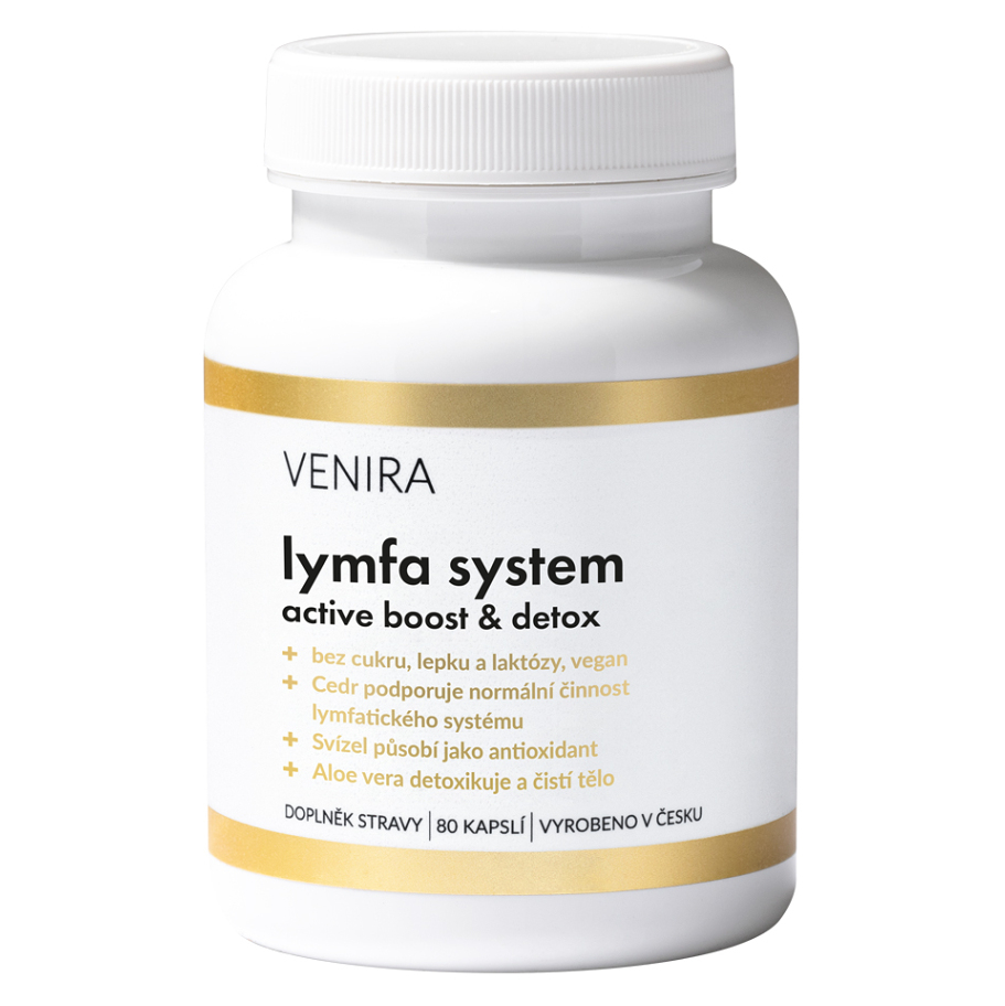 Venira Lymfa systém kapsuly na podporu detoxikácie organizmu 80 cps