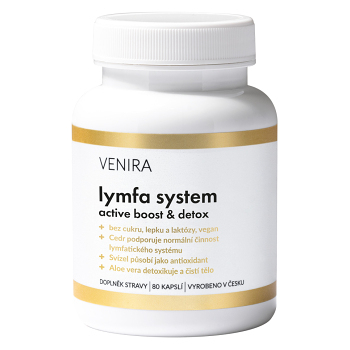 VENIRA Lymfa system active boost & detox 80 kapsúl