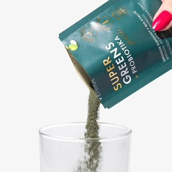 VENIRA Super Greens + probiotiká jablko 30 sáčkov