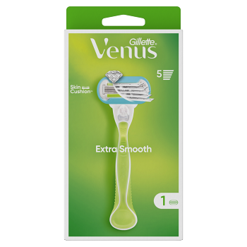 GILLETTE Venus Extra Smooth Holiaci strojček + Náhradná hlavica 1 kus (Holítka s vymeniteľnou hlavicou)