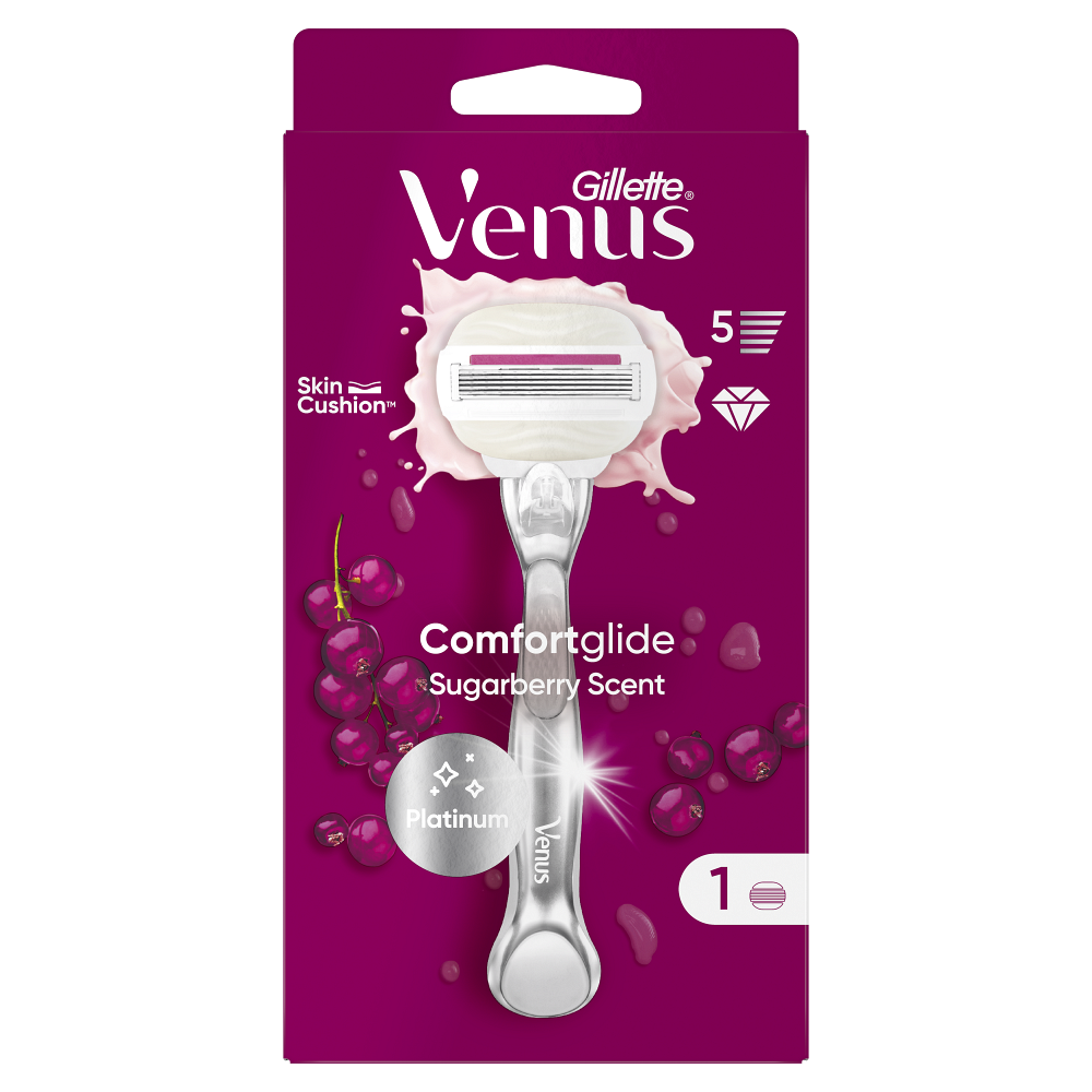 GILLETTE Venus Platinum Sugarberry Strojček + Náhradná hlavica 1 kus