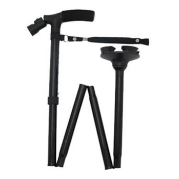 VERK GROUP Vychádzková skladacia palica s osvetlením (Barly, palice a chodítka)