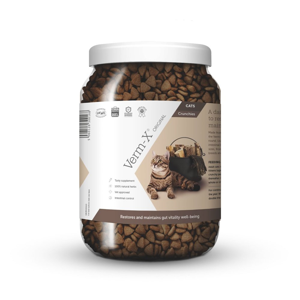 E-shop VERM-X Prírodné granule proti črevným parazitom pre mačky 650 g