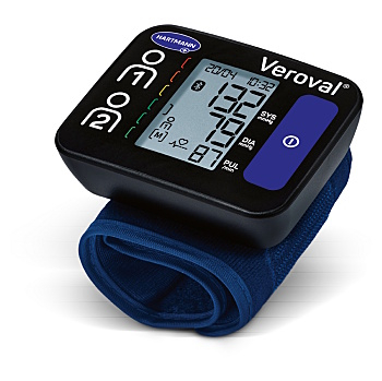 VEROVAL Compact + connect zápästný tlakomer (Tlakomery na zápästie) - Zápästné