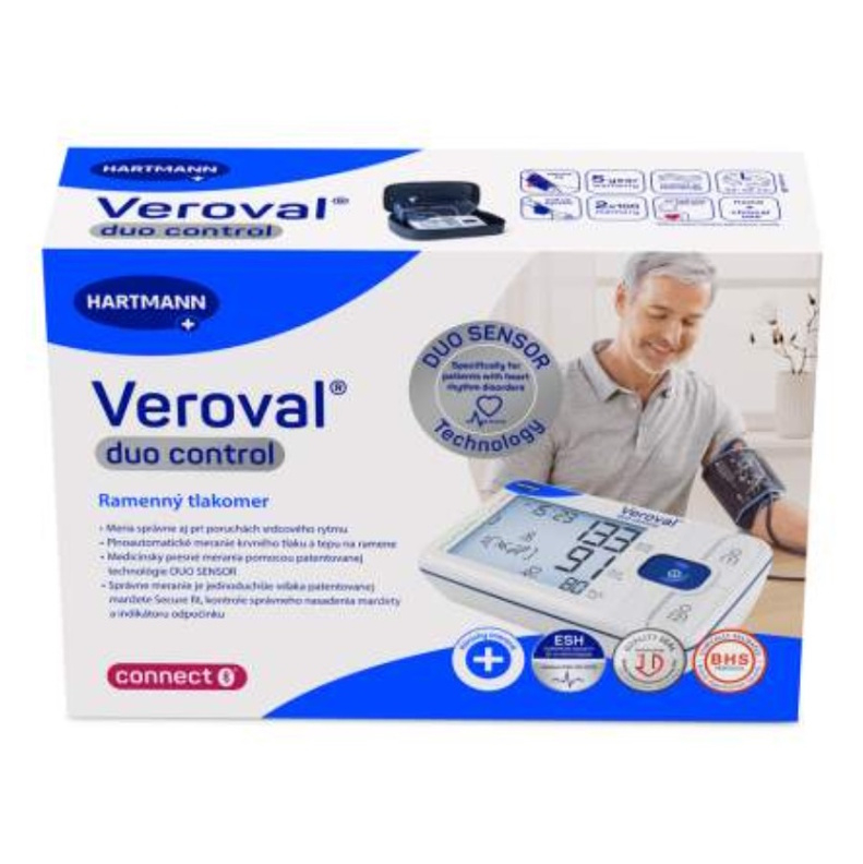 Hartmann Veroval Duo control velikosť L tlakomer 1 ks kúpite na Mojalekaren.sk