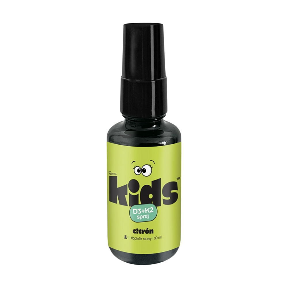 VERRA Kids D3+K2 sprej citrón 30 ml
