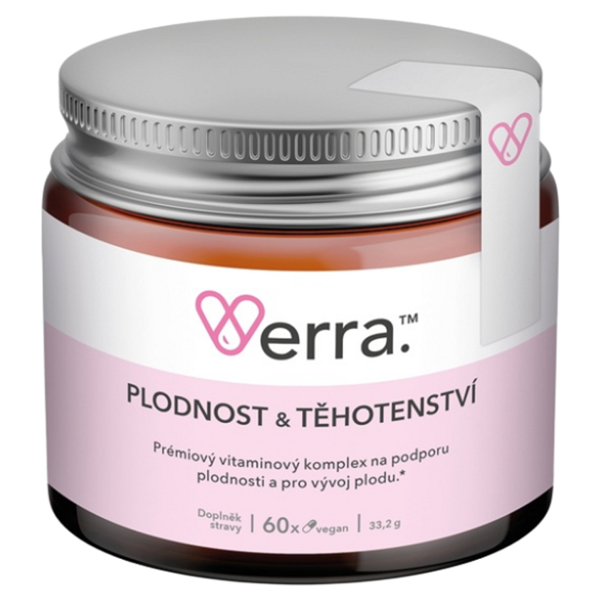 Verra Komplex Plodnosť & Tehotenstvo kapsuly s multivitamínovým komplexom pre ženy 60 cps