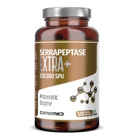 CARNOMED Serrapeptase extra+ 250 000 SPU 120 kapsúl