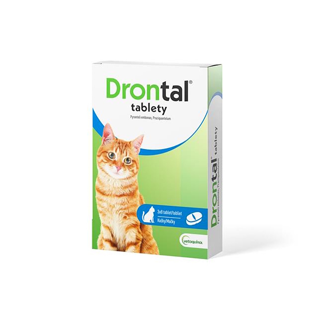 DRONTAL tablety pre mačky 24 tabliet