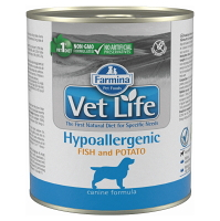 VET LIFE Natural Hypoaller Fish&Potato konzerva pre psov 300 g