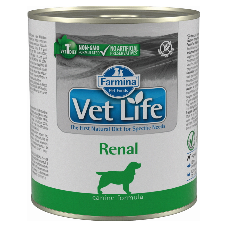 VET LIFE Natural Renal konzerva pre psov 300 g