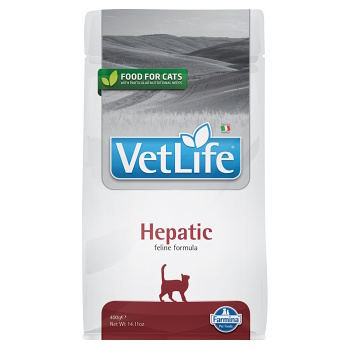 VET LIFE Natural Hepatic granule pre mačky, Hmotnosť balenia (g): 400 g
