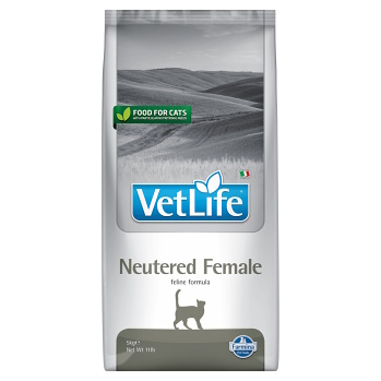VET LIFE Natural Neutered Female granule pre kastrované mačky, Hmotnosť balenia (g): 5 kg