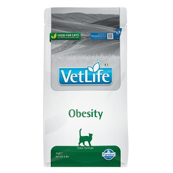 VET LIFE Natural Obesity granule pre mačky, Hmotnosť balenia (g): 10 kg