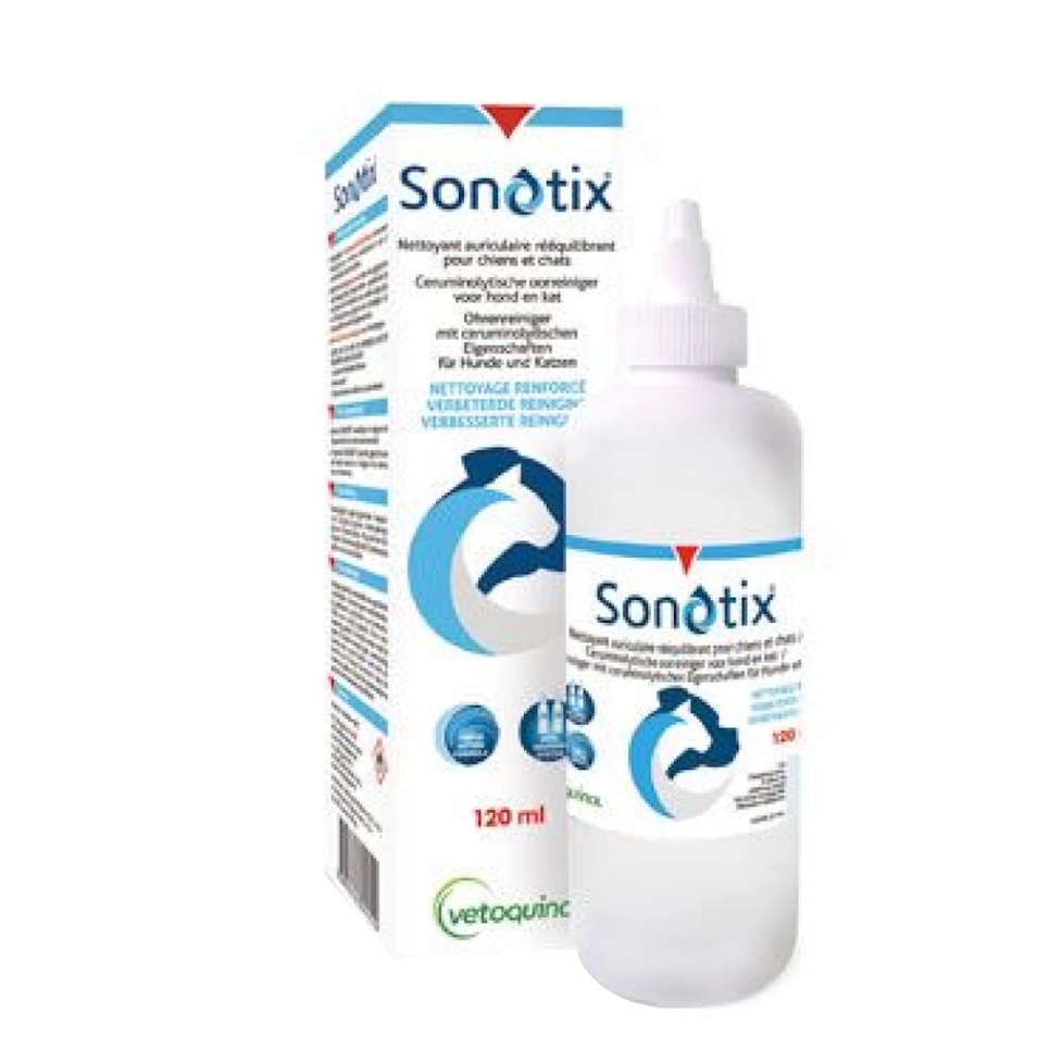 SONOTIX čistič uší pre psy a mačky 120 ml