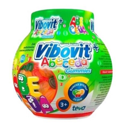 Vibovit Abeceda žuvacie tablety s multivitamínovým komplexom pre deti 200 g kúpite na Mojalekaren.sk