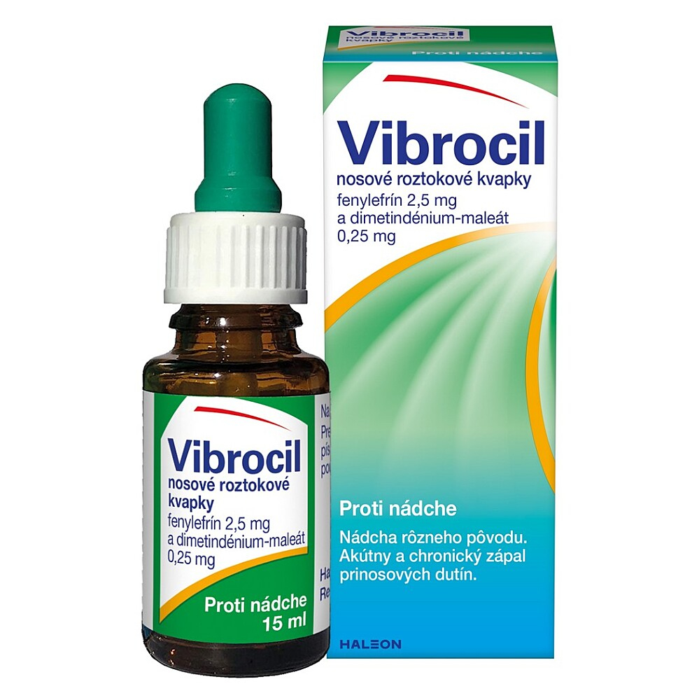 VIBROCIL Nosová roztoková instilácia 15 ml