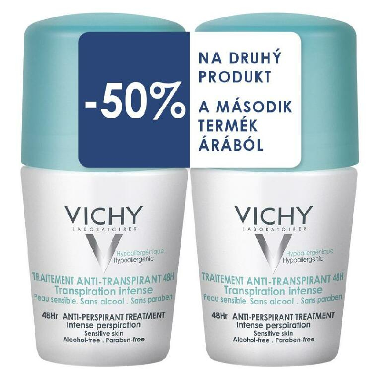 VICHY 48h Intense Roll-on DUO 2x50 ml DUOPACK kúpite na Mojalekaren.sk