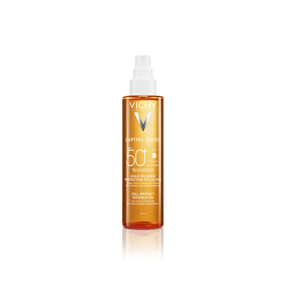 VICHY Capital Soleil neviditeľný olej SPF 50+ 200ml kúpite na Mojalekaren.sk