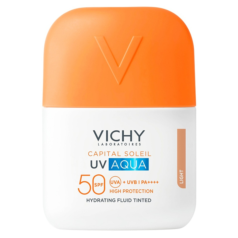 VICHY Capital Soleil UV AQUA fluid SPF 50 Tónovaný light 50ml