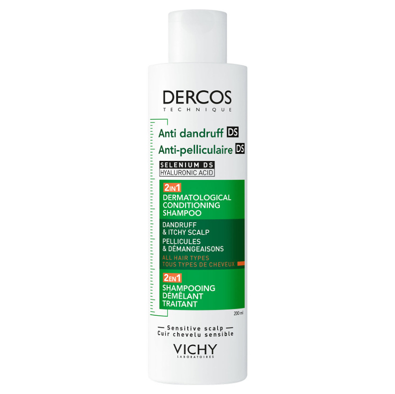 Vichy dercos Šampón a kondicionér lupiny 2v1 200 ml