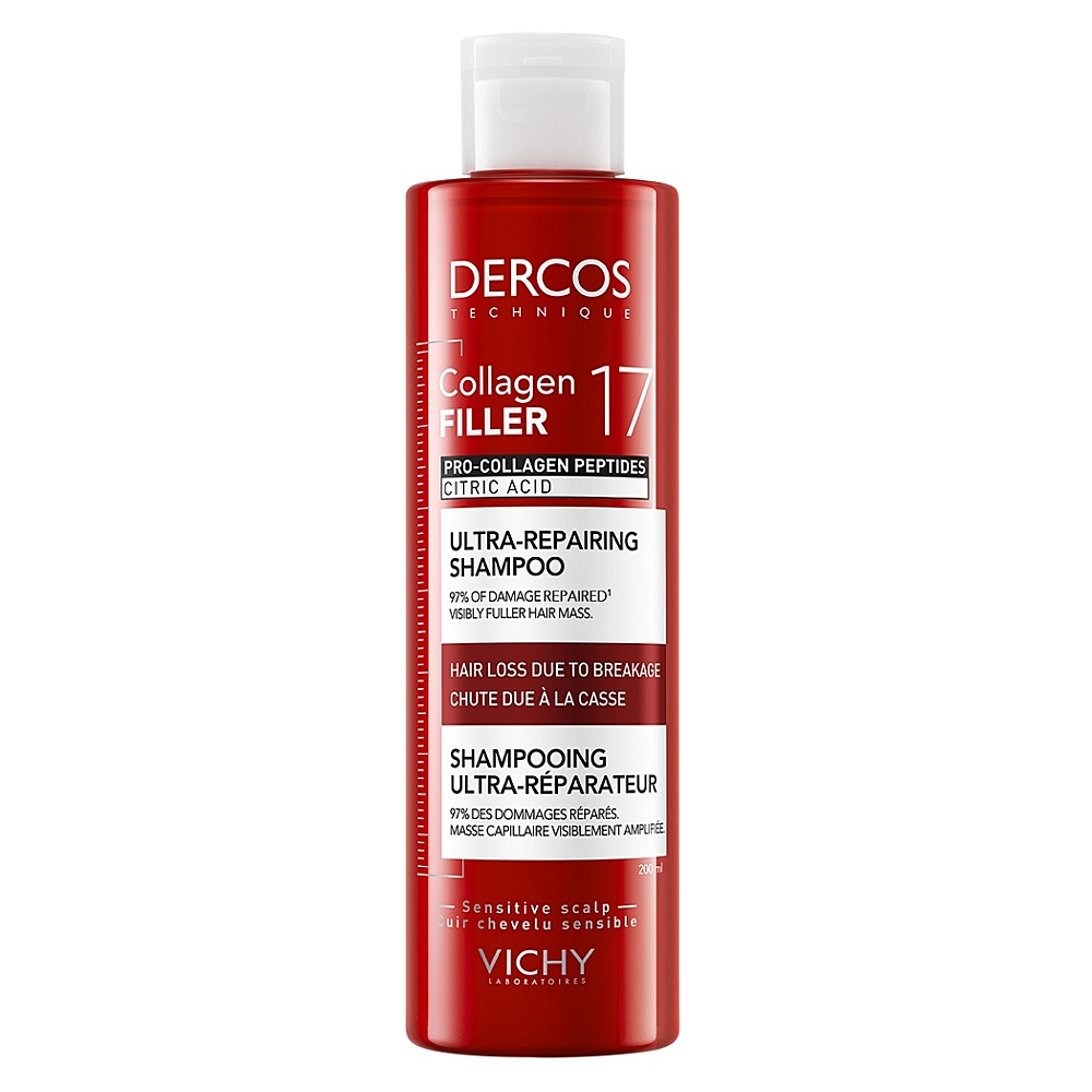 VICHY Dercos COLLAGEN 17 FILLER regeneračný šampón 200ml