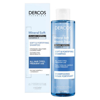 ﻿VICHY Dercos Mineral Soft šampón 200 ml (Dermokozmetika šampóny na vlasy) - obrázok 2/2