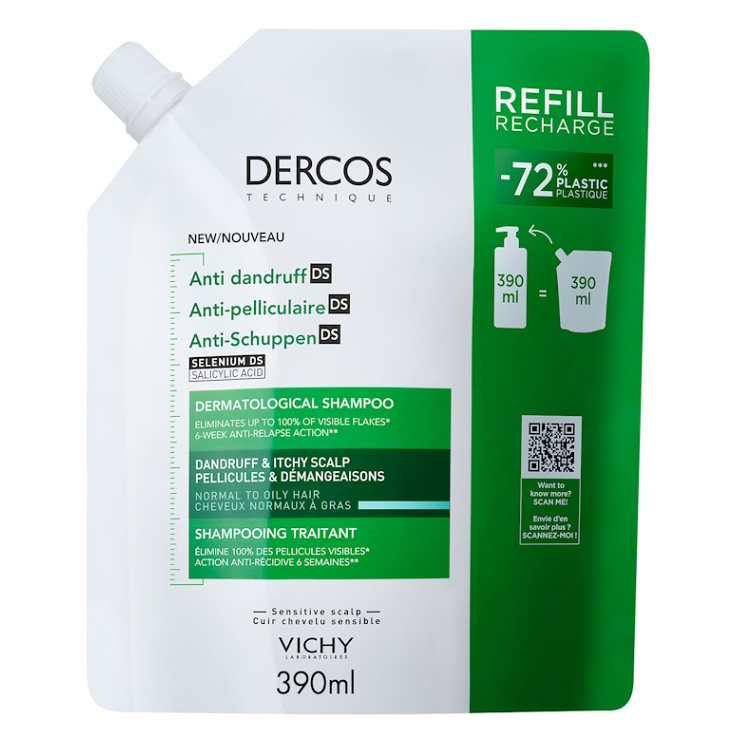 VICHY DERCOS Šampón proti lupinám - náhradná náplň 390 ml kúpite na Mojalekaren.sk