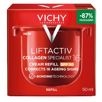 VICHY LIFTACTIV Collagen Specialist 16 Denný krém SPF50 - náhradná náplň 50 ml (Dermokozmetika pleťové krémy)