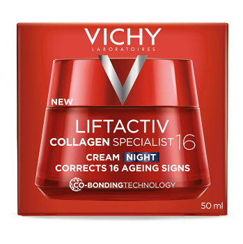 VICHY Liftactiv Collagen Specialist Nočný krém 50 ml (Dermokozmetika pleťové krémy) - Dermokozmetika - obrázok 3/3