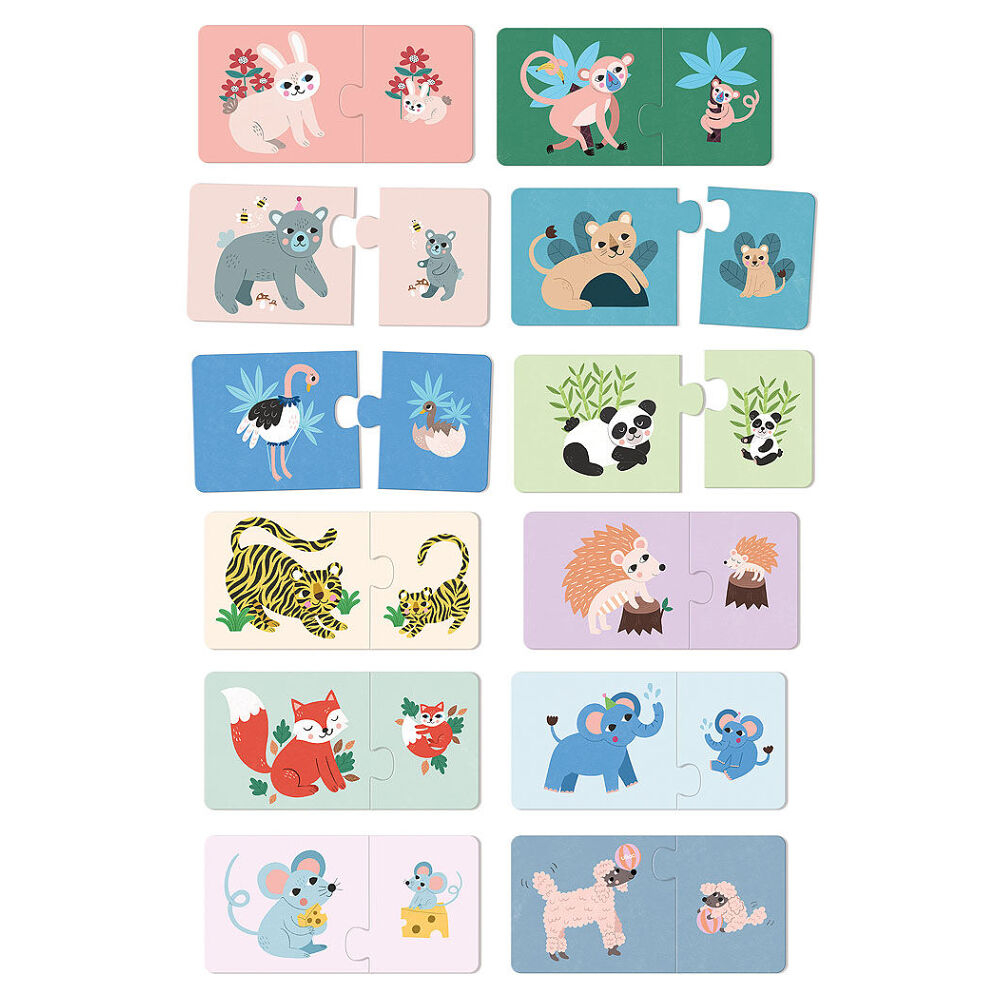 E-shop VILAC Puzzle mláďatká a mamičky