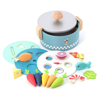 VILAC Vkladačka mini hrniec (Vkladačky, spojovačky a puzzle) - Skladacia, Sada