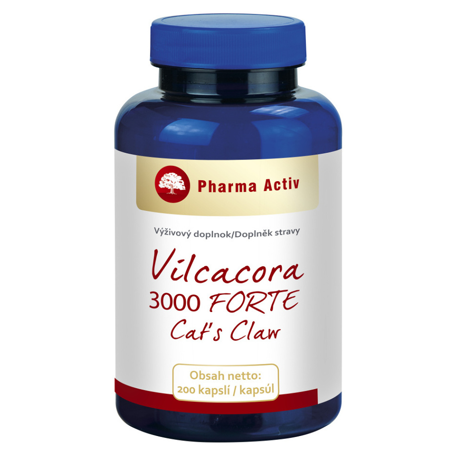PHARMA ACTIV Vilcacora 3000 FORTE Cat´s Claw 200 kapsúl kúpite na Mojalekaren.sk