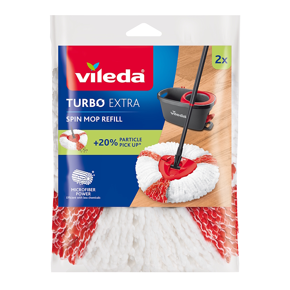 VILEDA Náhrada k mopu TURBO 2 v 1 2 kusy
