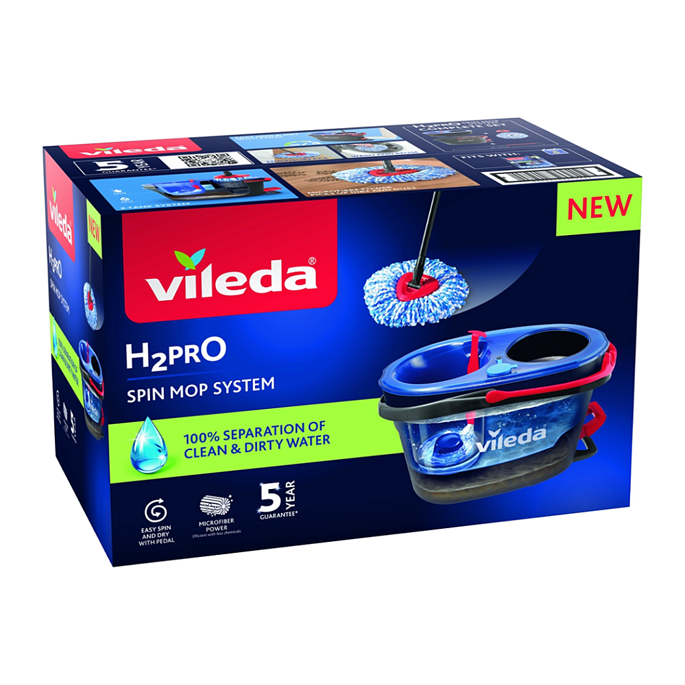 VILEDA H2PRO strapcový rotačný mop