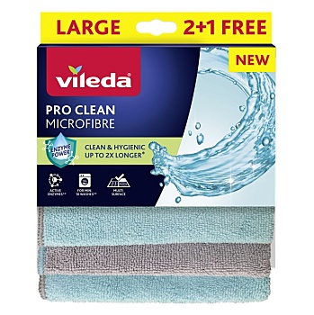 VILEDA Pre Clean Mikrohandričku 2 + 1 kus (Hubky a handričky)
