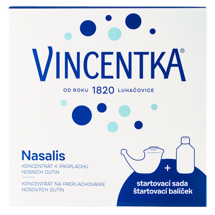 Vincentka Nasalis sada na preplachovanie nosových dutín kúpite na Mojalekaren.sk