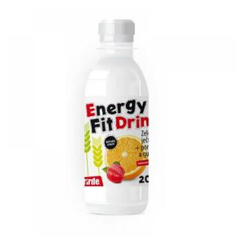 VIRDE Energy Fit Drink - zelený jačmeň + pomaranč + guarana 200 ml