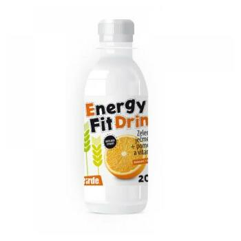 VIRDE Energy Fit Drink - zelený jačmeň + pomaranč + vitamíny 200 ml