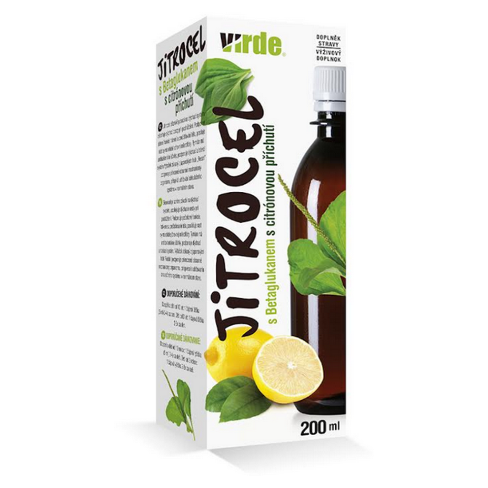 VIRDE Skorocel s betaglukánom s citrónovou príchuťou 200 ml kúpite na Mojalekaren.sk