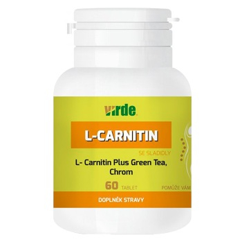 VIRDE L-Carnitin Plus Green Tea + Chróm 60 tabliet