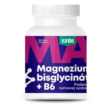 VIRDE Magnesium bisglycinát + B6 90 kapsúl (Magnézium (Horčík)) - Viaczložkové