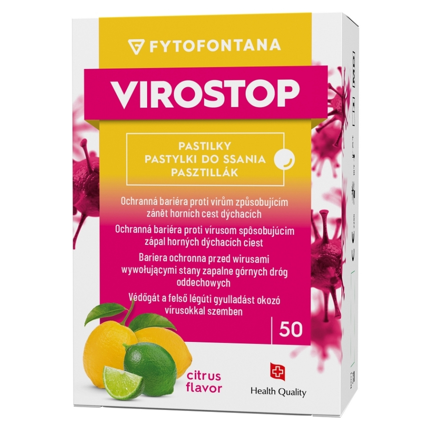 VIROSTOP Pastilky citrus 50 kusov kúpite na Mojalekaren.sk