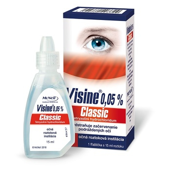 VISINE Classic 0,05 % očná roztoková instilácia 15 ml