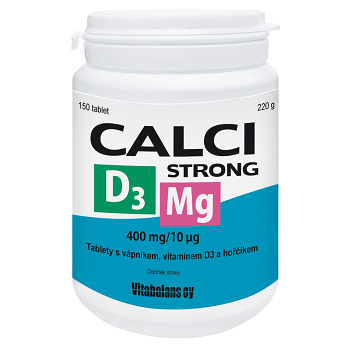 VITABALANS Calci Strong + Mg + vitamín D3 150 tabliet