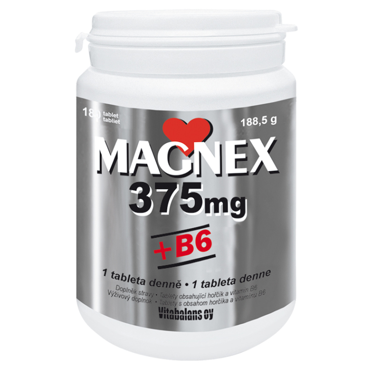 MAGNEX 375 mg + B6 180 tabliet kúpite na Mojalekaren.sk