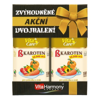 VITAHARMONY Beta karotén 2 x 100 kapsúl