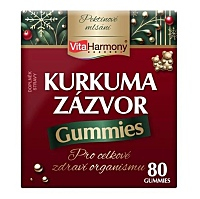 VITAHARMONY Kurkuma & zázvor vianočné balenie 80 gummies
